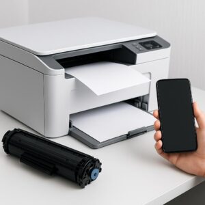 jak podłączyć printer do telefonu?