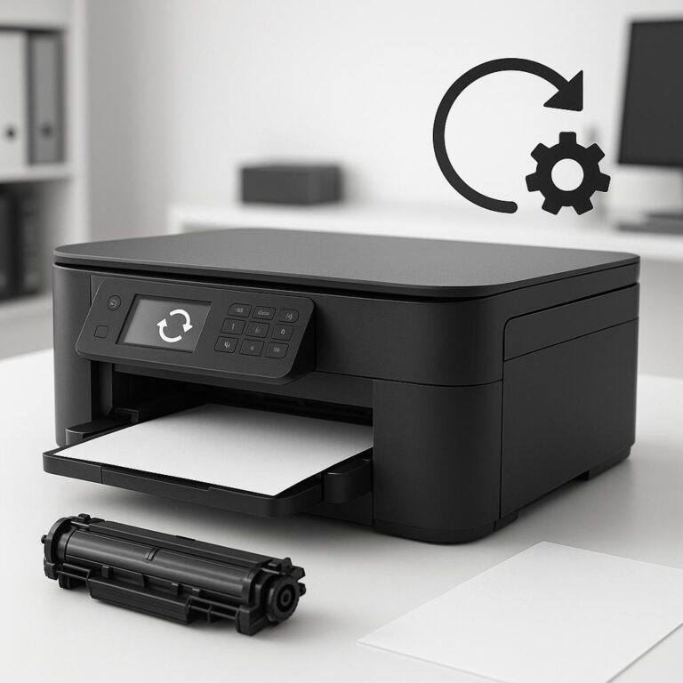 jak przywrócić drukarkę epson do ustawień fabrycznych?