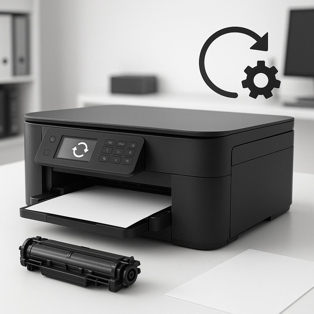 jak przywrócić drukarkę epson do ustawień fabrycznych?