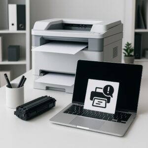 jak rozwiązać problem z komunikacją drukarki?