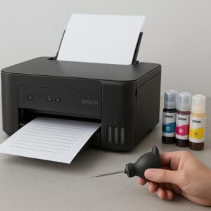 jak wyczyścić dysze w drukarce epson?