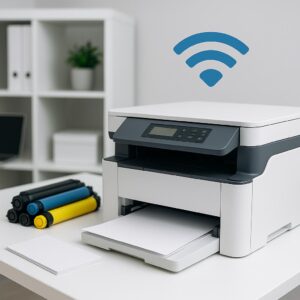 czy drukarki łączą się automatycznie z siecią wi-fi?