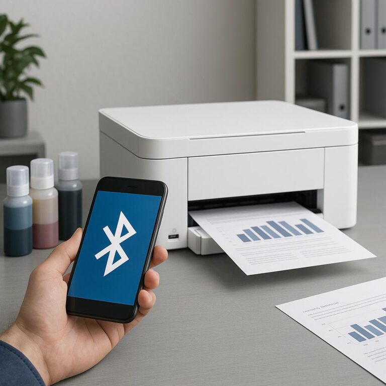 czy epson może drukować przez bluetooth?