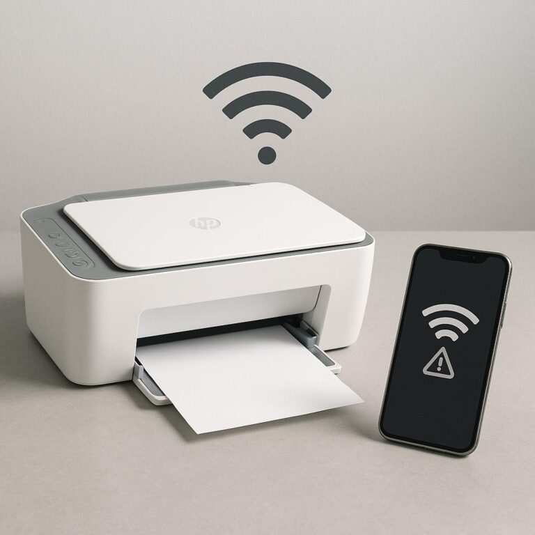 dlaczego moja drukarka hp deskjet nie łączy się z moim telefonem?