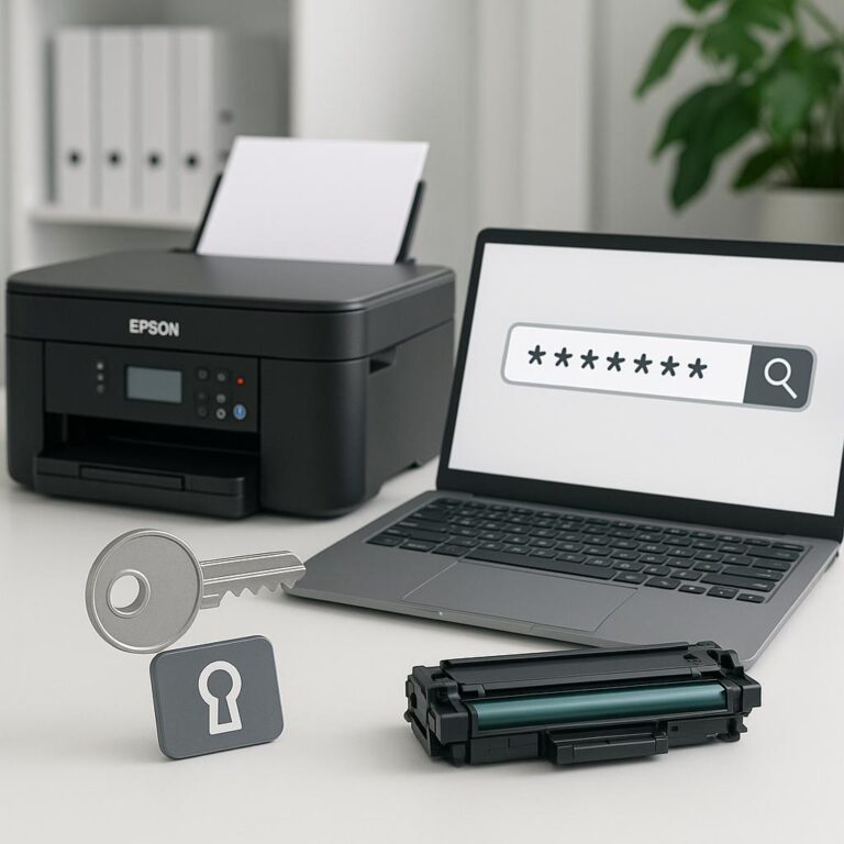 gdzie znajdę hasło do drukarki epson?