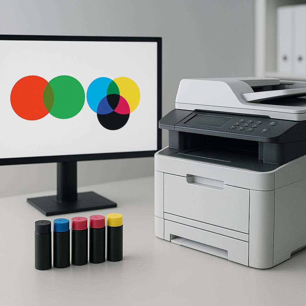 how to change settings from rgb to cmyk?