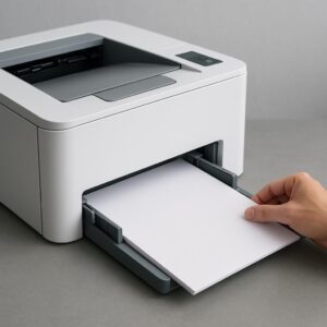 jak ułożyć papier na drukarce?