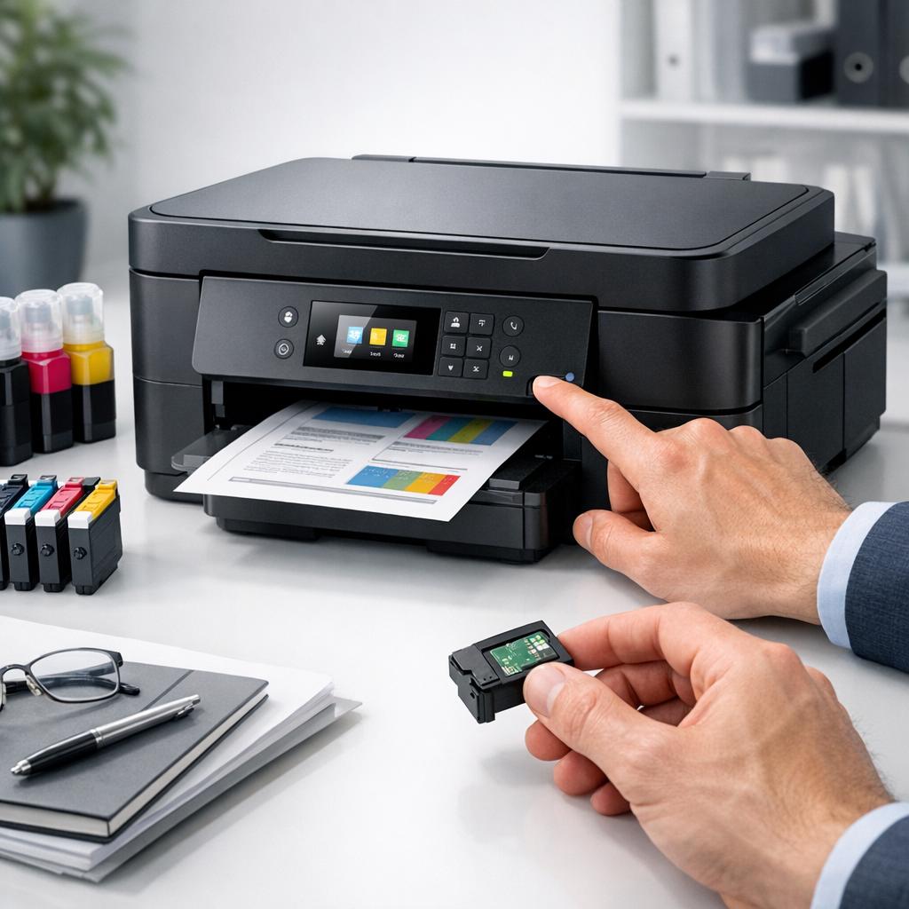 jak zresetować drukarkę epson po zakupie zamiennika?