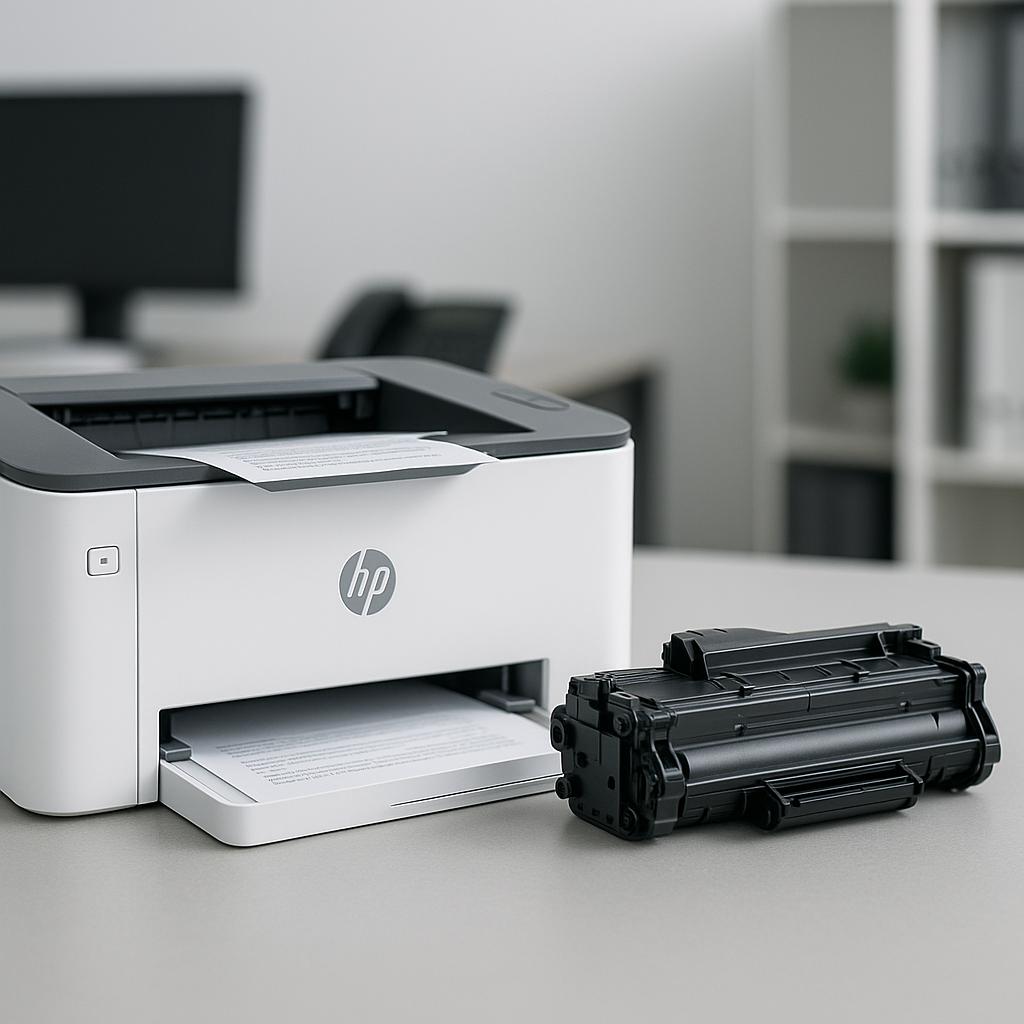 jaka jest wydajność wkładu z tonerem hp 107a?