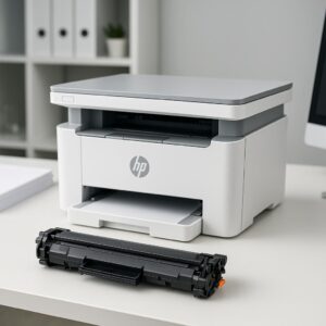 jaki jest toner startowy do drukarki hp laserjet m140w?