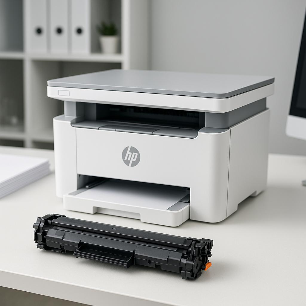 jaki jest toner startowy do drukarki hp laserjet m140w?